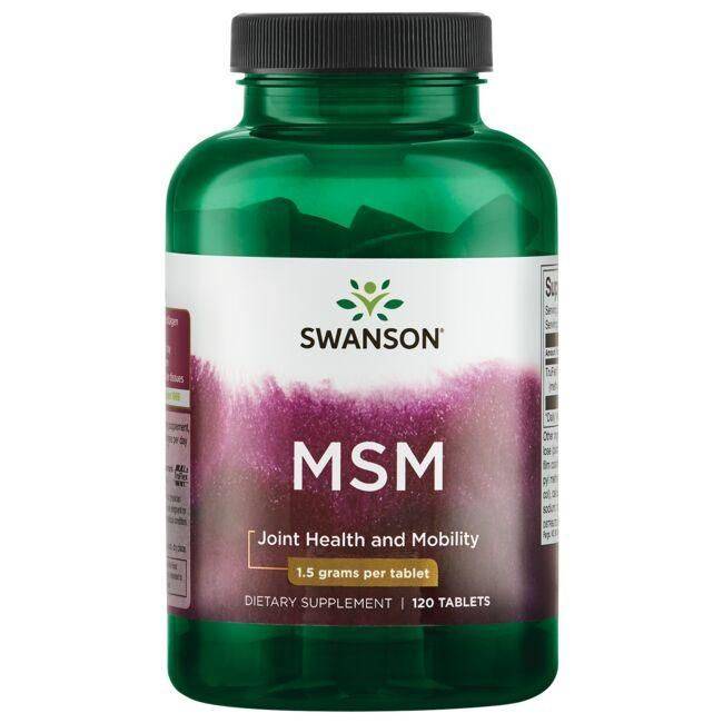 vitanetshop - SWU112 - MSM (120 Tabs, 1500mg) - 1