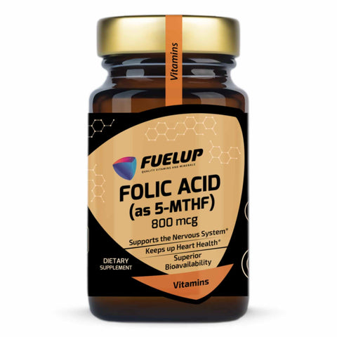 Folic Acid as 5-MTHF (800mcg, 60 tabs)