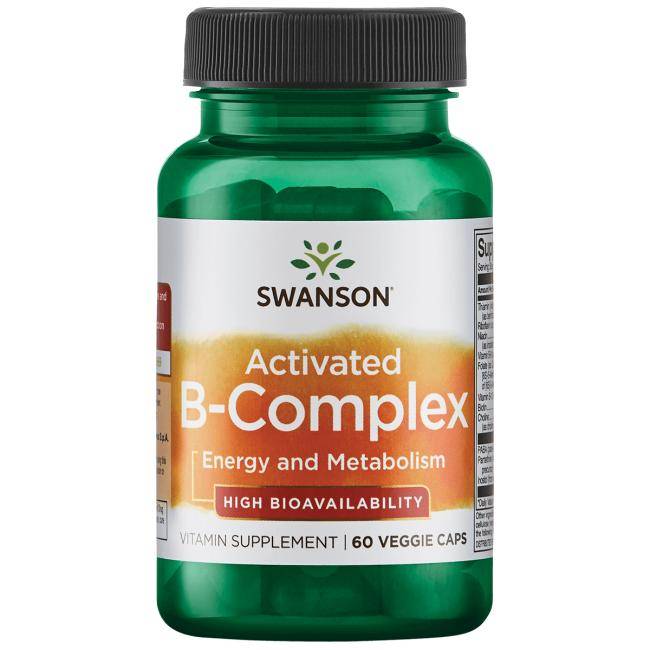 vitanetshop - SWU815 - Activated B-Complex (60 Caps) - 1